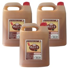 한강식품 진사댁 재래식 옛날 조청, 3kg, 3개