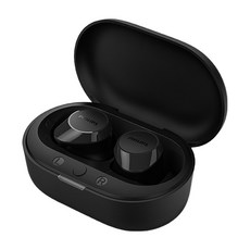 PHILIPS 飛利浦 通話降噪強力重低音真無線藍牙耳機, TAT1209, 黑色