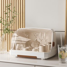 DAPER NAM 可排水防塵單層奶瓶收納箱 大型, 棕色