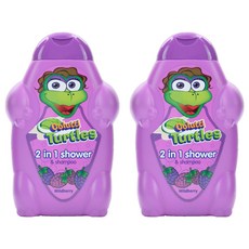 레암 터틀 스마일 샤워 앤 샴푸 와일드베리향, 500ml, 2개
