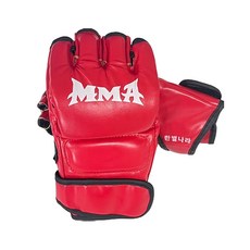 Hanbyulnara 柔術拳擊格鬥訓練對打手套, MMA紅色, 1個