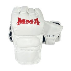 韓星國度 柔術拳擊格鬥家訓練對打手套, MMA 白色