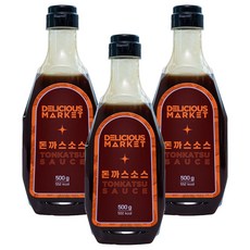 DELICIOUS MARKET 炸豬排醬, 500ml, 3瓶