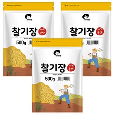엉클탁 국산 찰기장, 500g, 3개