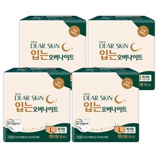 디어스킨 에어엠보 입는 오버나이트 생리대 팬티형, 특대형, 8개입, 4개