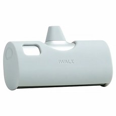 Iwalk Battery Twins雙頭口袋電源 20W 4900mAh Type-C/Lightning 83 x 35 x 48mm 117g, 銀色