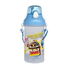 ROBOCAR POLI 波力 直飲式水壺, 藍色, 1個, 500ml