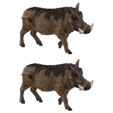 schleich 史萊奇 疣豬公仔 SL14843, 2個