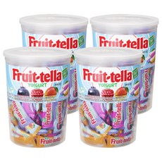 Fruit-tella 優格風味軟糖, 590g, 4桶