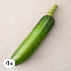 유기농 애호박, 200g, 4개, 1개입