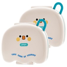 Daily Joy 便攜式藥盒 白色, 2個