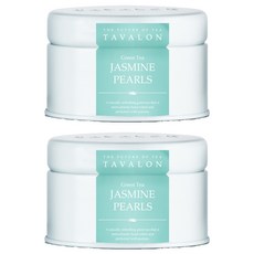 타바론 자스민 펄 녹차 미디움 틴, 60g, 2개, 1개입