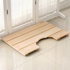 아이홈 히노모리 히노끼 와이드 원목발판 욕실용, 혼합 색상, 1개
