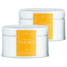 타바론 쿨 민트 허브차 미디움 틴, 20g, 2개, 1개입
