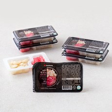 삼광 뚜껑이 있는 락교와 적초생강, 60g, 6개