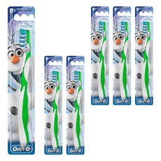 오랄비 스테이지스 4단계 겨울왕국 아동용 칫솔, 겨울왕국(랜덤발송), 1개입, 6개