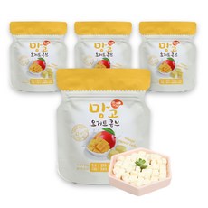 짱죽 요거트큐브 간식, 망고, 4개, 16g