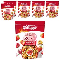 Kellogg's 家樂氏 纖穀脆 超級莓果, 300g, 6個