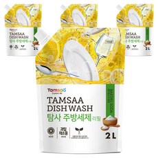 탐사 주방세제 리필, 2L, 4개