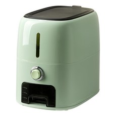 PINMOO 品沐 復古密封式儲米桶, 1個, 綠色