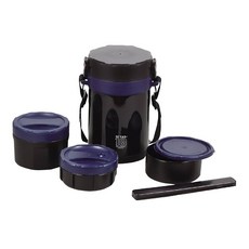 Pearl Life 珍珠金屬 保溫/保冷不鏽鋼便當罐 HB-3775, 海軍藍, 1.8L, 1個