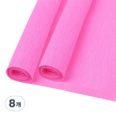 마다꾸미 주름 구김지 02 핑크, 50 x 250 cm, 8개