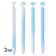 Modernat 旋轉雲朵原子筆 0.5mm 4入組, 單一顏色, 2套