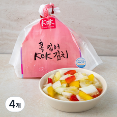 콕집어콕 어린이 파프리카 백김치, 600g, 4개