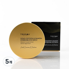 트리마이 하이드로겔 아이 패치 팩 골드코쿤 & 살몬 96g, 60개입, 5개