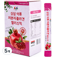 싱싱 석류 저분자 콜라겐 젤리스틱 30p, 5개, 600g