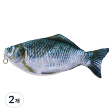 ARTJOY 升級版擬真魚造型鉛筆盒, 01 鯽魚, 2個