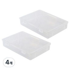 Rani Shop A4塑膠文件整理文件盒, 單一顏色, 4個