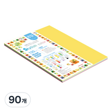 종이문화 스타일리쉬 얇은 혼합색지 120g 12 SN Vivid Tone, 90개