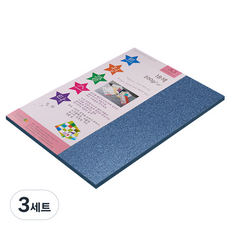 종이문화 두꺼운 펄지 트윙클스타 No 18 블루다이아몬드, 60개