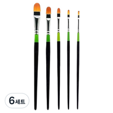 리브온 퍼펙트 유니버셜 커버 프리미엄 디자인붓, 6세트, 1~5호