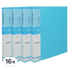 마이다스 PP칼라 O링 바인더 3공 민 2cm A4, 하늘색, 16개
