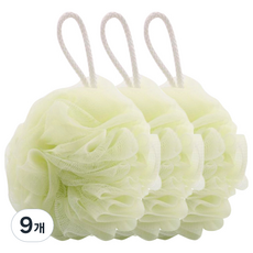 Block Mart 沐浴球, 綠色, 9個, 1入