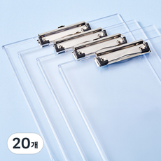 comet 透明水晶寫字板, 單一顏色, 20個