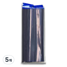 마다꾸미 요술 매직 파티 막대풍선 100p, 매트블랙, 5개