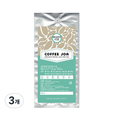 COFFEEJOA 에티오피아 시다모 원두 커피, 홀빈(분쇄안함), 1kg, 3개