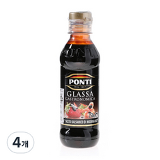 폰티 발사믹 크림 소스, 250ml, 4개