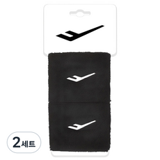 프로스펙스 손목 밴드 세트, 블랙, 2세트