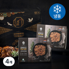 우오보 블랙앵거스 한입LA갈비 선물세트, 500g, 4개