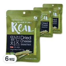 Malrin 煙燻起司條, 20g, 6入