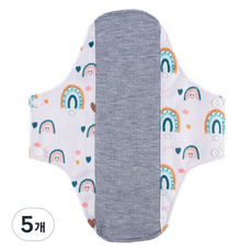 행복드림 누출방지 세탁 가능한 위생패드 타입1, 5개, 1개입, M(20 x 23 cm)