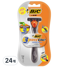 大三刀片易點擊剃須刀, 1入, 24個