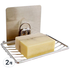 黏貼式肥皂架, 單色, 2個