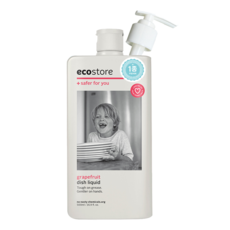 ecostore 宜可誠 葡萄柚香洗碗精，對油脂強效，對手部溫和, 500ml, 3瓶