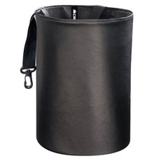 카템 차량용 접이식 방수 휴지통, 블랙, 1개