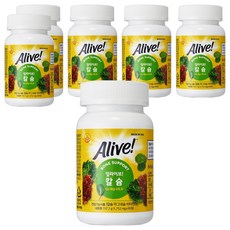Alive 鈣鎂維生素D補充膠囊, 90顆, 6個